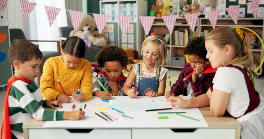 Children learning at iBis Learning Center